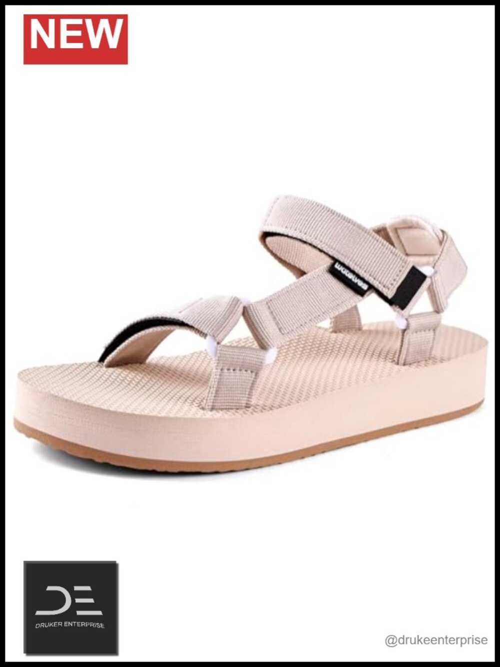 Hiking Sandals with Arch Support Webbing Outdoor Water Sport Sandals for Travel
